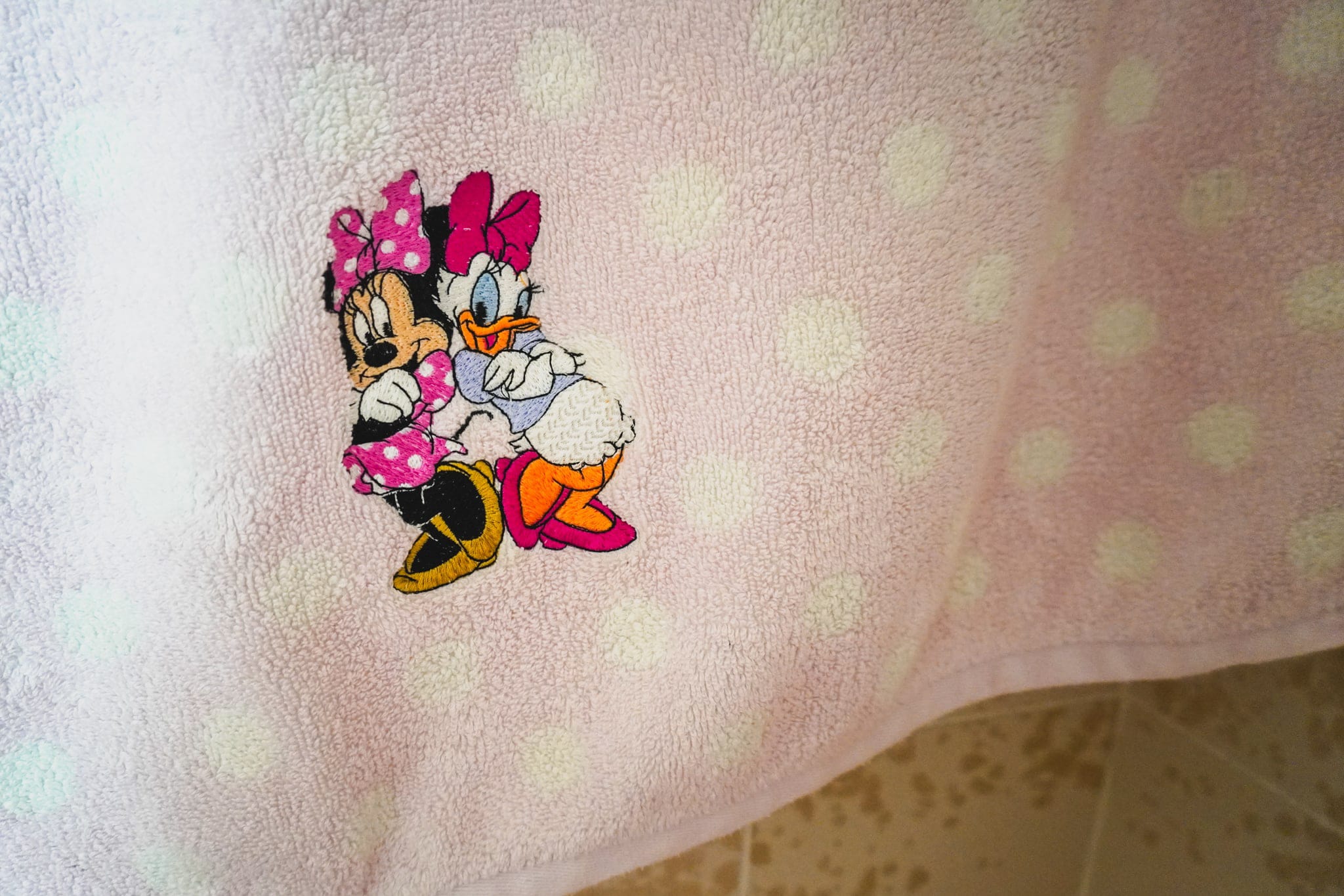 Bagnetto Bambini Attività Rilassanti Divertenti Asciugamano Minnie Paperina