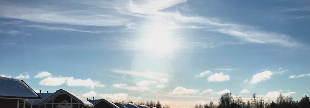 Viaggio Nord Rovaniemi Lapponia Finalndia Esperienza Artica Inverno Panorama Santa Claus Village