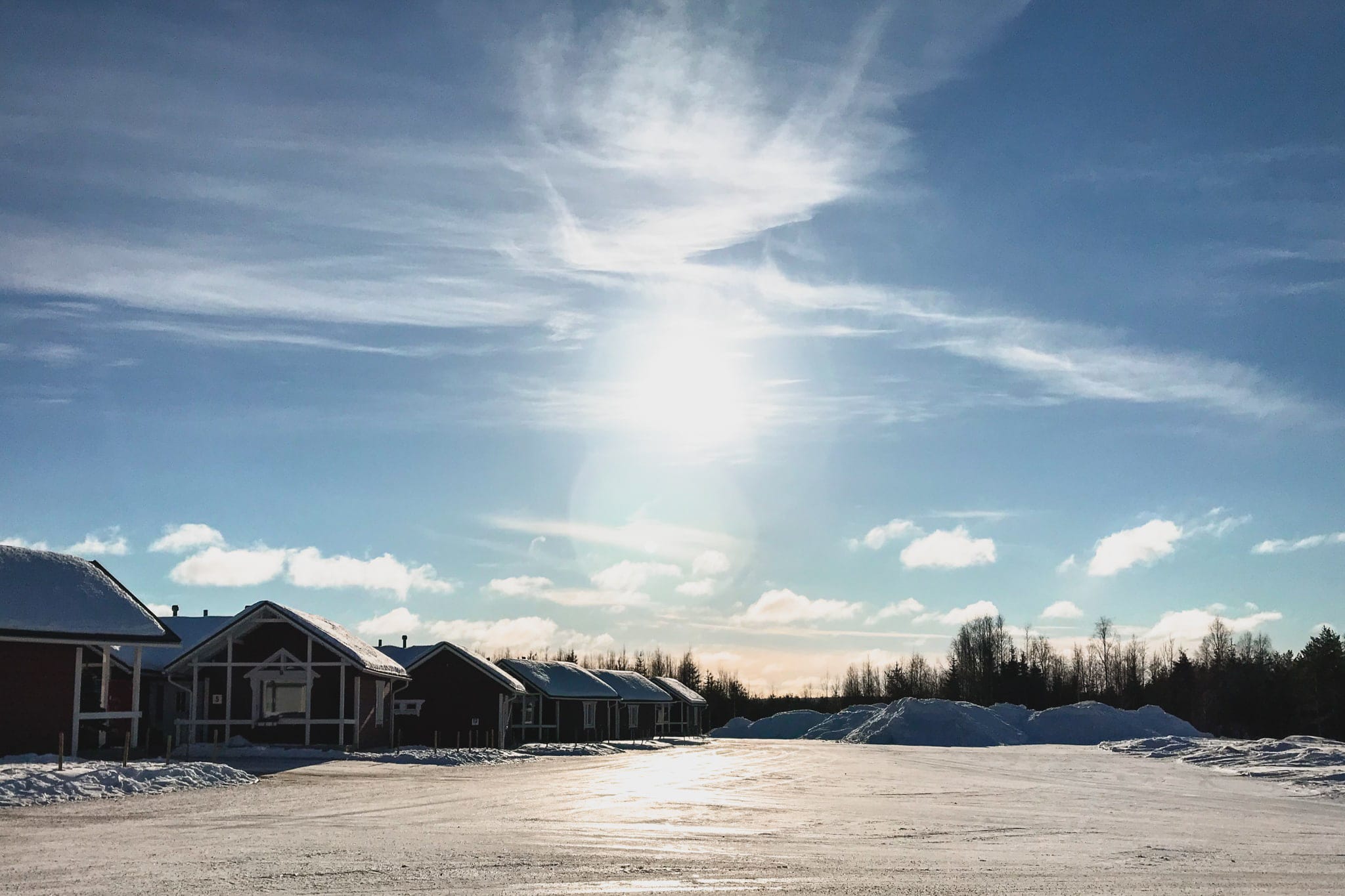 Viaggio Nord Rovaniemi Lapponia Finalndia Esperienza Artica Inverno Panorama Santa Claus Village