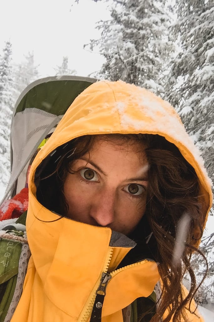 Coraggio Divertimento Armonia Mamma Dolomiti Inverno Mamma Figlia Camminata Neve