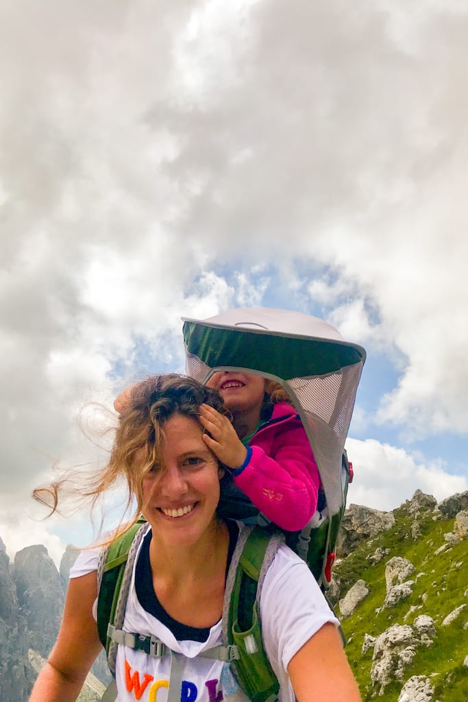 Coraggio Divertimento Armonia Mamma Puez Odle Colfosco Estate Camminata Mamma Figlia