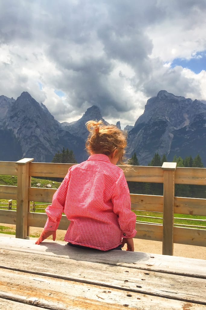 Paradiso 2000 m Dolomiti Estate Mamma Figlia Malga Maraia