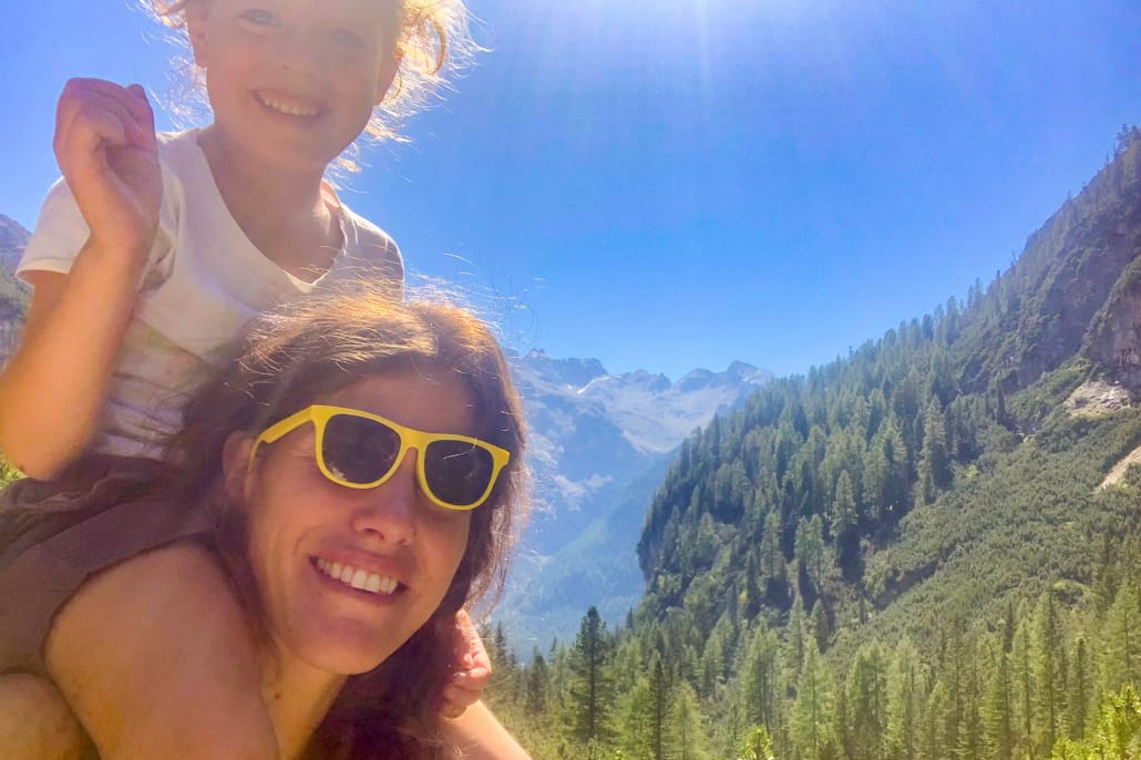 Paradiso 2000 m Dolomiti Estate Mamma Figlia Prato Piazza