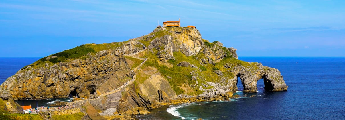 paesi baschi gaztelugatxe santuario oceano