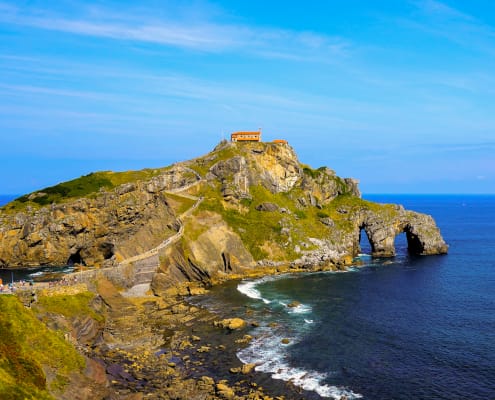 paesi baschi gaztelugatxe santuario oceano
