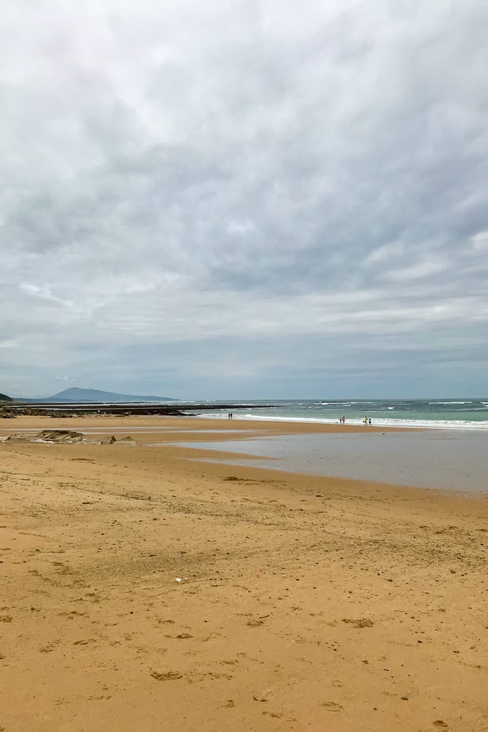 paesi baschi bidart spiagga oceano onde surf