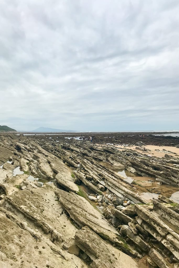paesi baschi bidart spiagga oceano scogli