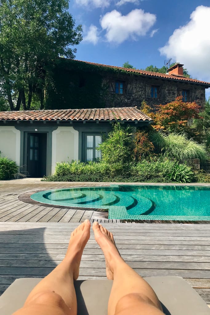 paesi baschi getaria hotel iturregi piscina relax