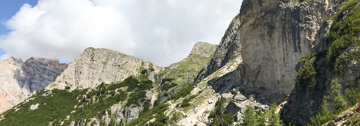 forcella salares alta badia camminata escursioni lagazuoi estate montagna natura bellezzza