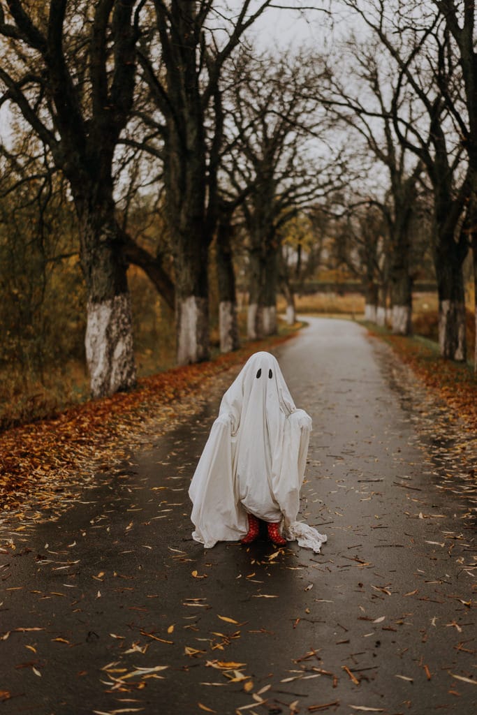 Halloween Modi Divertirsi Bambini Bambino Vestito Fanstasma Zucca
