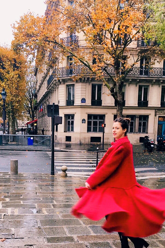 Luoghi Romantici Sereni Autunno Parigi Romantica Donna Mamma Ragazza Fashion Elegante