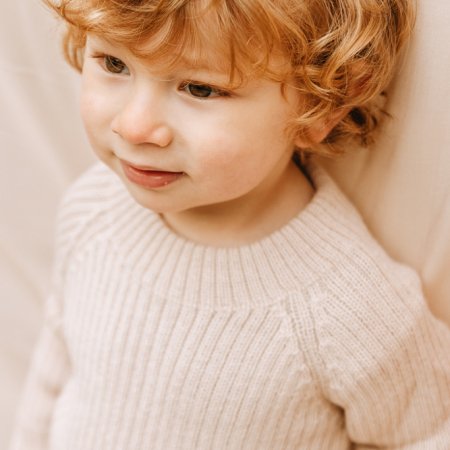 maglia joe avorio bambino bambini caldi montagna inverno sostenibile