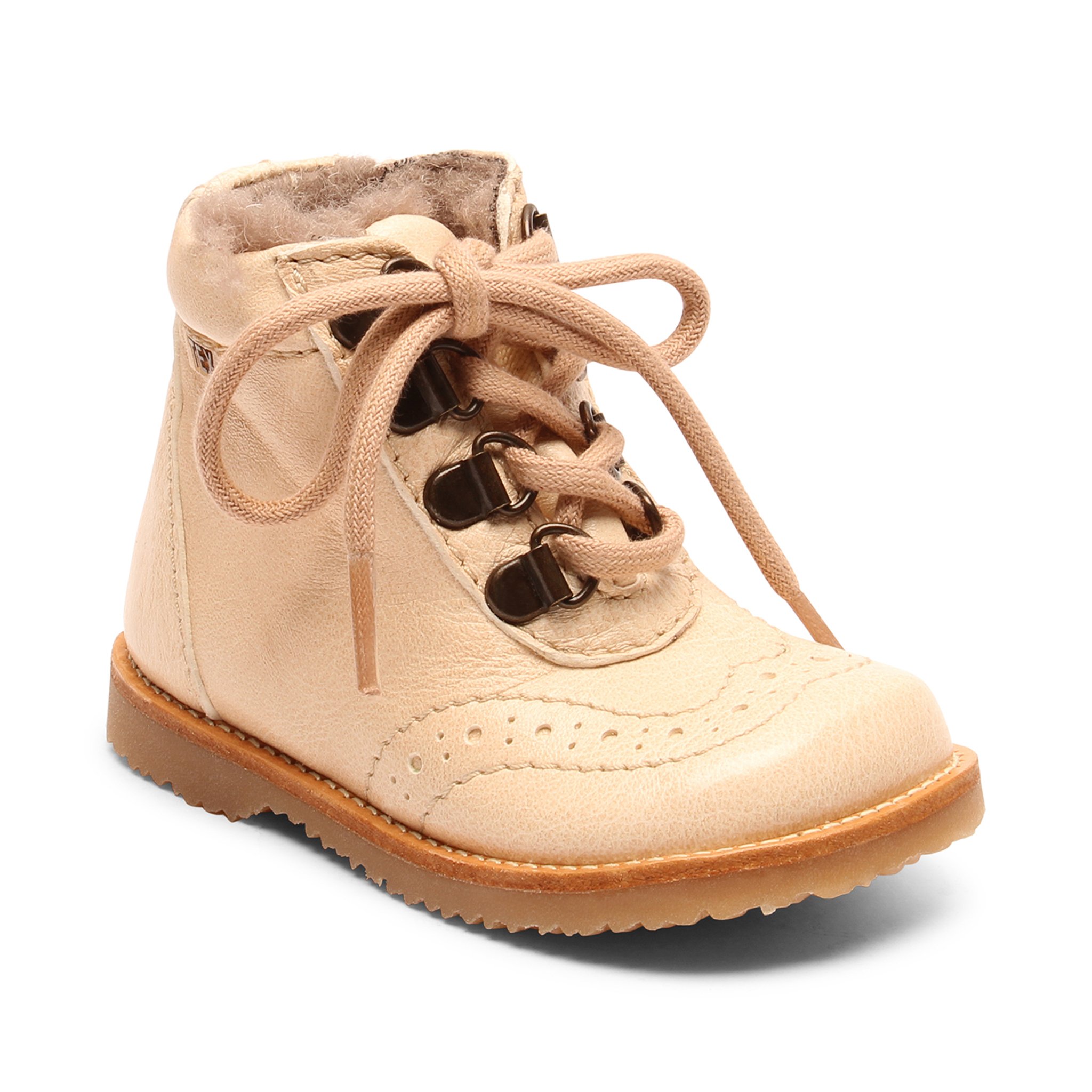 stivaletti ellie crema neonata primi passi bambini vista davanti stivaletti ellie crema neonata primi passi bambini vista davanti