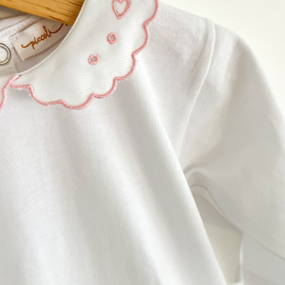 angora baby body neonata lusso piccoli sarti luxury bodysuit
