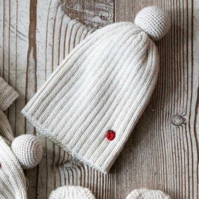 alpaca, ponpom avorio, bambina, bambini, bambino, caldo, cappello, esencia, inverno, lusso, morbido, ponpom, sostenibile