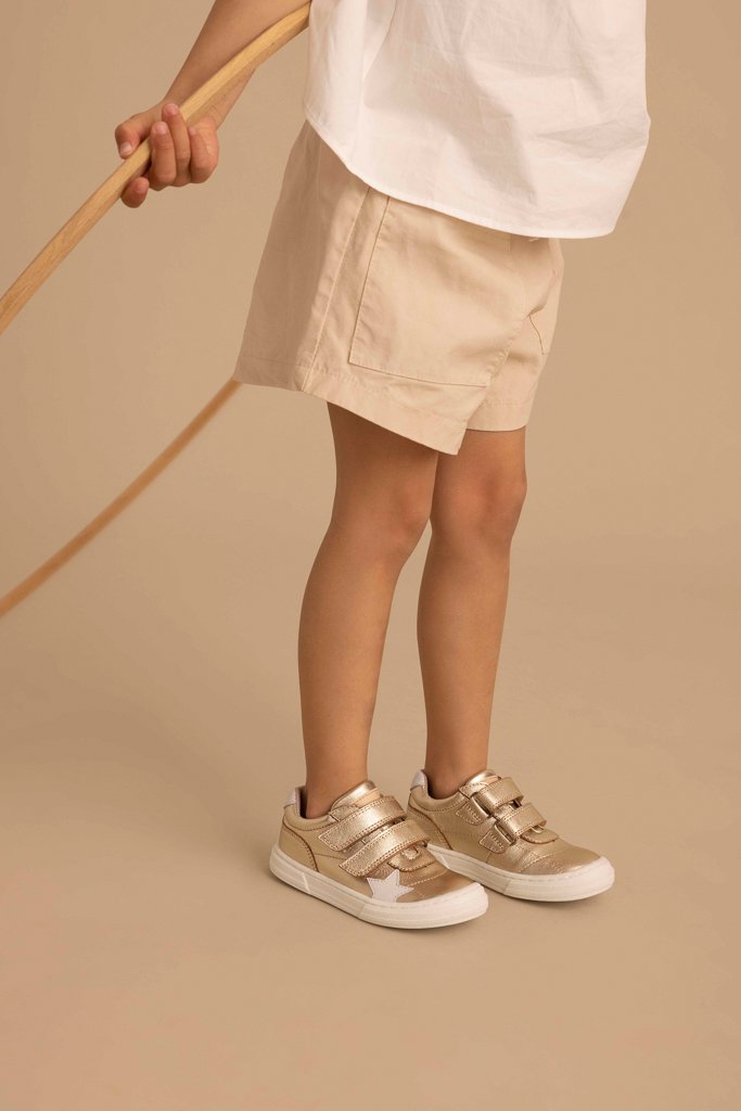 scarpe kae oro sneakers bambina