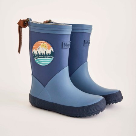Stivali da pioggia sostenibili Bisgaard blu per bambini