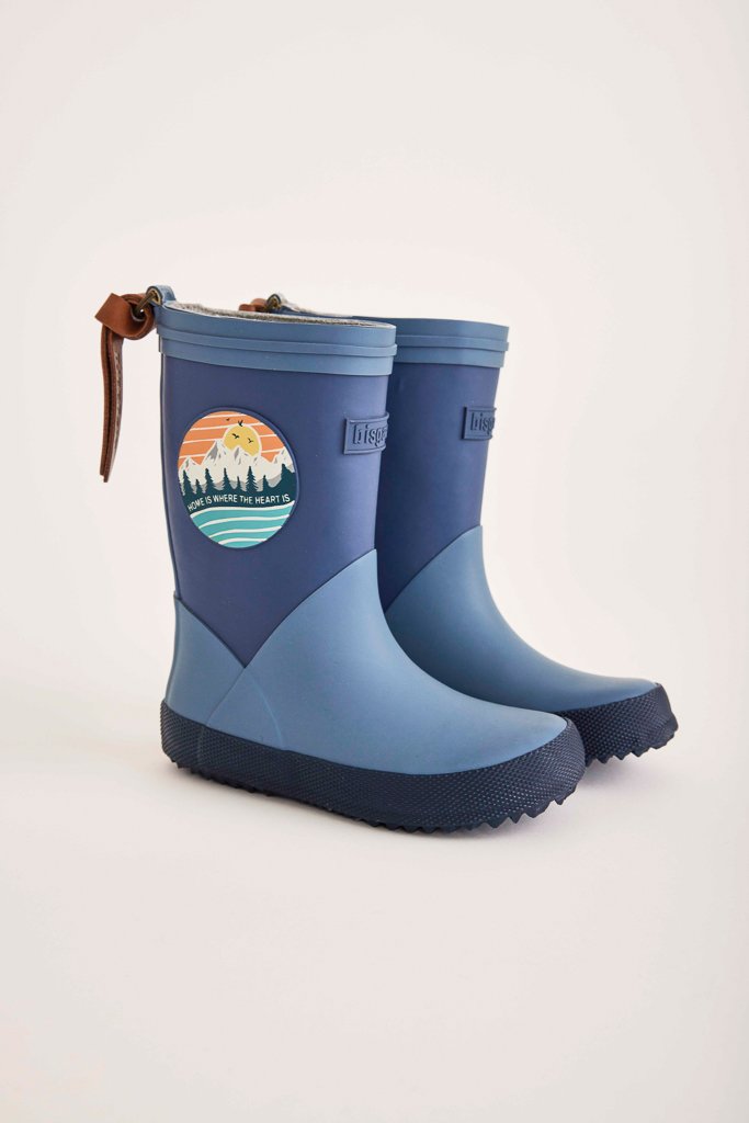 stivali-da-pioggia-bisgaard-fashion-II-blu-03a Stivali da pioggia sostenibili Bisgaard blu per bambini