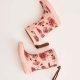 stivali da pioggia rosa bisgaard fashion bouquet per bambina sostenibili