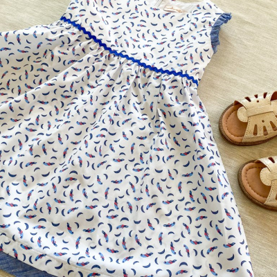 lana vestito abito bambina lusso elegante cerimonia estate vestiti primavera sostenibile