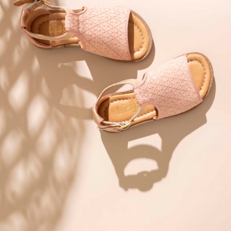 sandali carola fior di cipria bambina estate scarpe cerimonia lusso