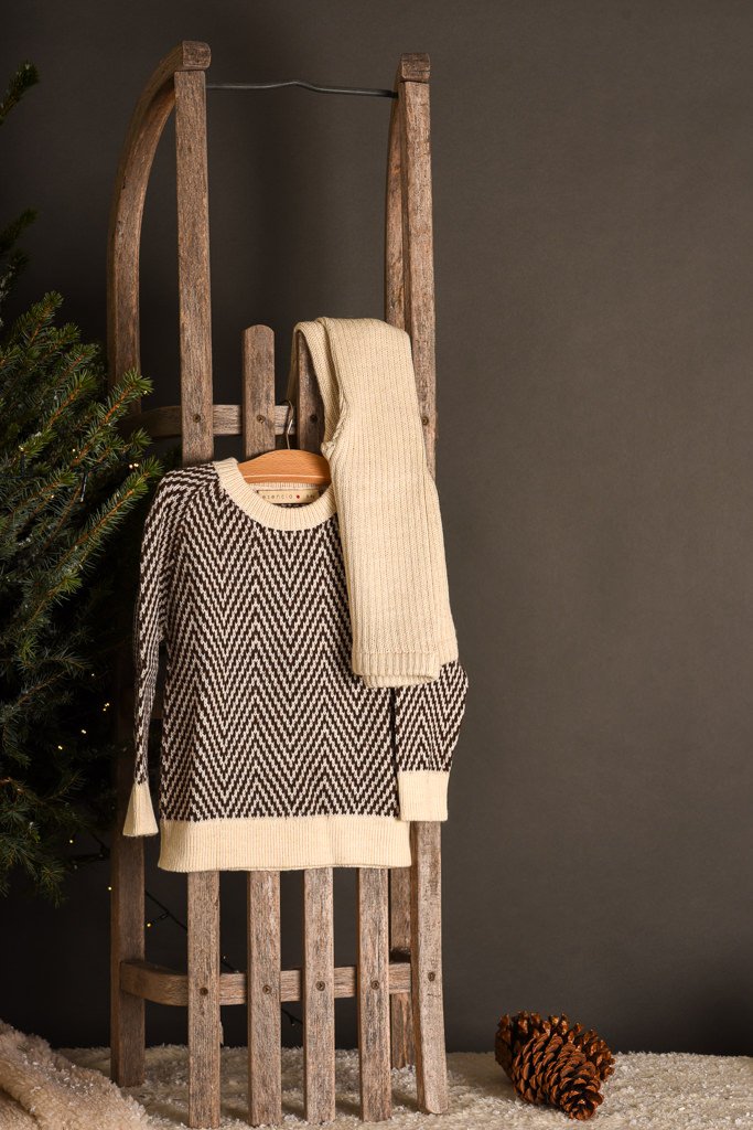 total look inverno bambino bambina maglia leggings