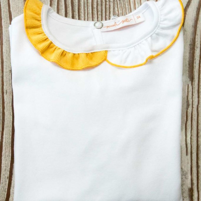 maglietta lima gialla bambina sartoriale italia