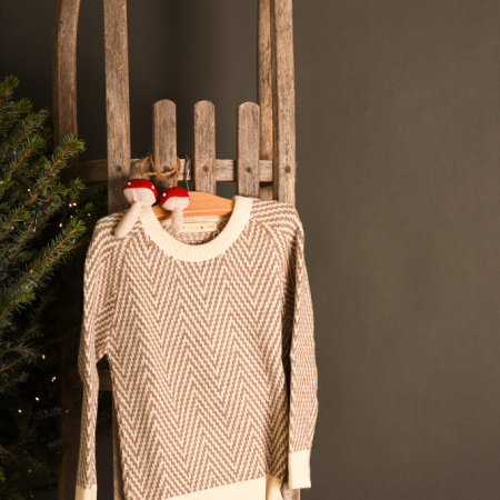 maglione in alpaca per bambini nordica pebble
