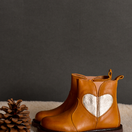 Stivaletti per bambina eleganti Bisgaard Maggie in pelle naturale per autunno inverno